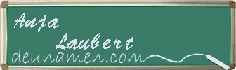Anja Laubert Visitenkarte
